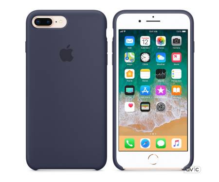 Чехол для Apple iPhone 7/8 Plus Silicone Case Midnight Blue Copy 2