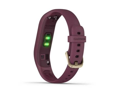 Фитнес-браслет Garmin Vivosmart 4 Berry with Light Gold Hardware Small/Medium (010-01995-11)