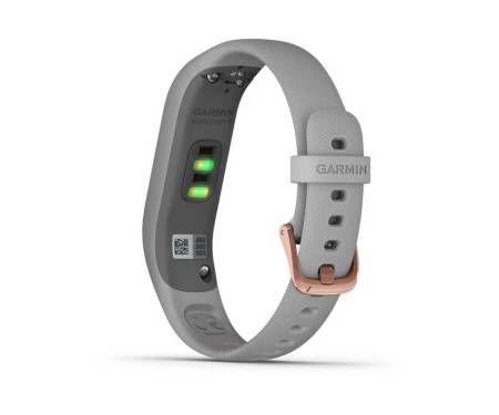 Фитнес-браслет Garmin Vivosmart 4 Gray with Rose Gold Hardware Small/Medium (010-01995-12)