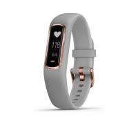 Фитнес-браслет Garmin Vivosmart 4 Gray with Rose Gold Hardware Small/Medium (010-01995-12)