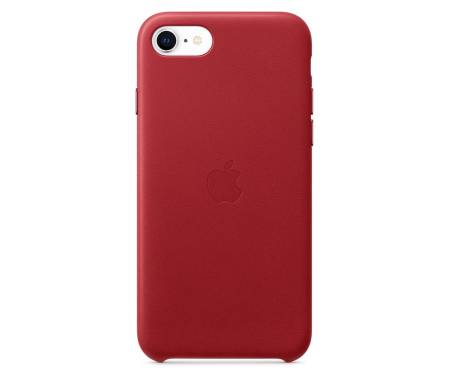 Чехол для Apple iPhone SE 2020 Leather Case Red Copy