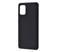 Чехол для Samsung Galaxy A41 Silicone case Black