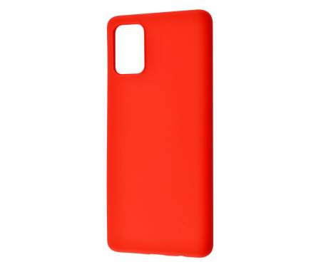 Чехол для Samsung Galaxy A41 Silicone case Red