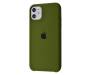Чехол для Apple iPhone 11 Silicone Case Army Green Copy