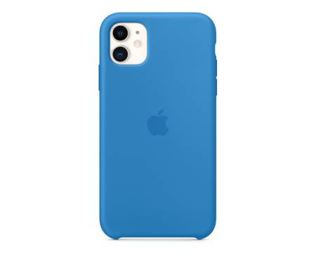 Чехол для Apple iPhone 11 Silicone Case Blue Copy