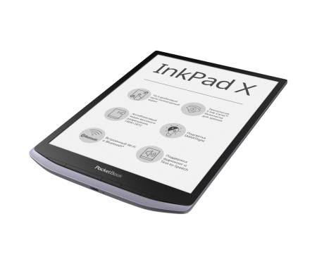 Электронная книга с подсветкой PocketBook 1040 InkPad X Metallic grey (PB1040-J-CIS)