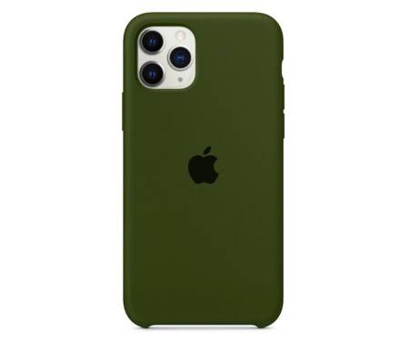 Чехол для Apple iPhone 11 Pro Max Silicone Case Army Green Copy