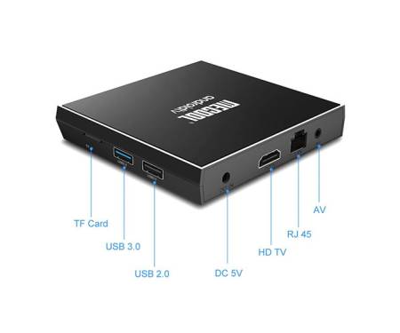  Медіаплеєр стаціонарний MECOOL KM3 4/128Gb Android TV 9.0 2
