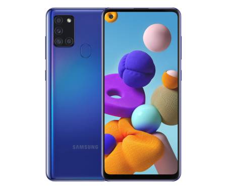 Смартфон Samsung Galaxy A21s 4/64GB Blue (SM-A217FZBOSEK)