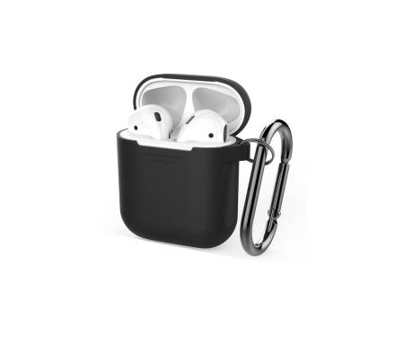 Чехол для Airpods AhaStyle Silicone Case Black (AHA-01060-BLK)