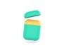 Чехол для Airpods AhaStyle Silicone Duo Case Mint Green/Yellow (AHA-01380-MMY)