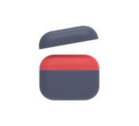Чехол для Airpods Pro AhaStyle Silicone Duo Case Navy Blue/Red (AHA-0P200-NNR)