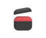 Чехол для Airpods Pro AhaStyle Silicone Duo Case Black/Red (AHA-0P200-BBR)