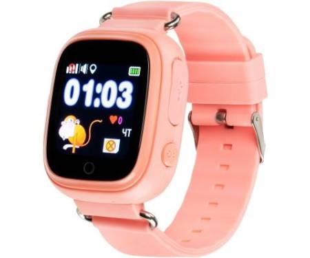 Смарт-часы Gelius Pro GP-PK003 Pink Детские умные часы с GPS трекером (Pro GP-PK003 Pink)