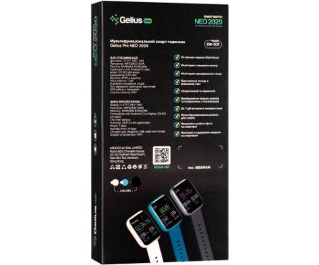 Смарт-часы Gelius Pro GP-SW001 (NEO 2020) Midnight Blue