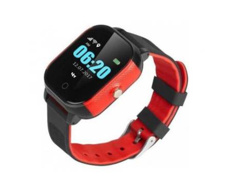 Смарт-часы GoGPS К23 Black/red Детские телефон-часы с GPS треккером (K23BKRD)