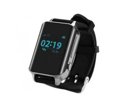 Смарт-часы GoGPS М01 Chrome Телефон-часы с GPS треккером (M01CH)