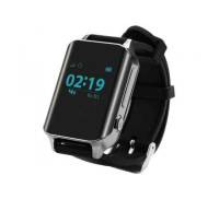 Смарт-часы GoGPS М01 Chrome Телефон-часы с GPS треккером (M01CH)