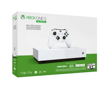 Игровая приставка Microsoft Xbox One S 1Tb White All-Digital Edition 4