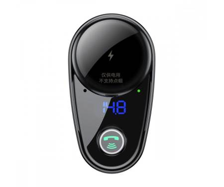 Автомобильное зарядное устройство Baseus Locomotive Bluetooth FM Launcher 3.4A 2USB Black (CCALL-RH01)