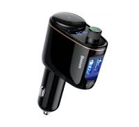 Автомобильное зарядное устройство Baseus Locomotive Bluetooth FM Launcher 3.4A 2USB Black (CCALL-RH01)