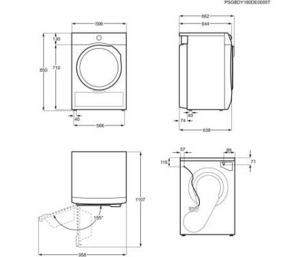 Сушильная машина ELECTROLUX EW8HR359S