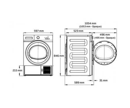 Сушильная машина BEKO DS8433RX
