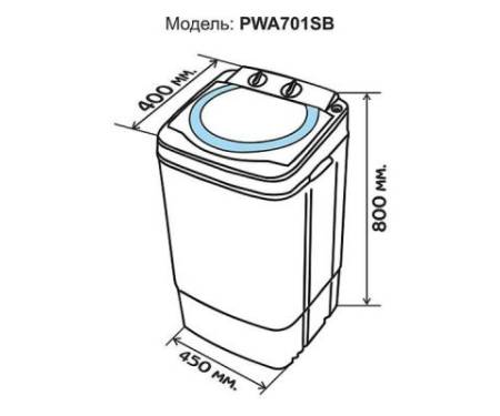 Стиральная машина PRIME Technics PWA701SB