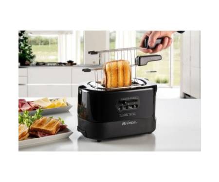 Тостер ARIETE 0159 Black с решеткой
