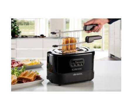 Тостер ARIETE 0159 Black с решеткой
