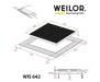 Варочная поверхность WEILOR WIS 642 BS