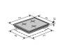 Варочная поверхность VENTOLUX HSF430-S3G CEST (WH)