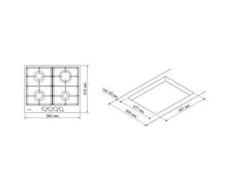 Варочная поверхность PYRAMIDA PFG 644 BL