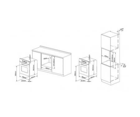 Духовой шкаф PYRAMIDA F 40 M GBL (F40MGBL)