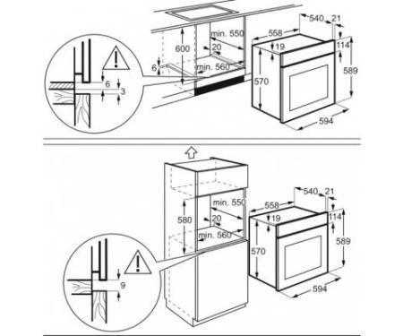 Духовой шкаф ELECTROLUX OCF5E50Z