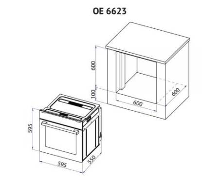 Духовой шкаф MINOLA OE 6623 INOX