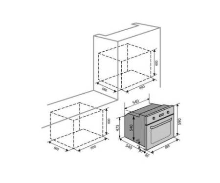 Духовой шкаф VENTOLUX BOSTON DX