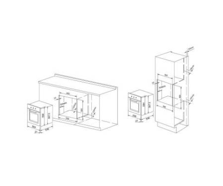 Духовой шкаф PYRAMIDA F 80 M GBL (F80MGBL)