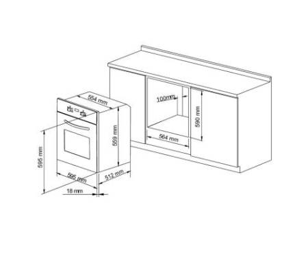 Духовой шкаф PYRAMIDA PO 70 ME GBL (PO70MEGBL)