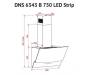 Вытяжка кухонная PERFELLI DNS 6343 B 750 BL LED Strip
