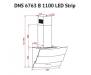 Вытяжка кухонная PERFELLI DNS 6763 B 1100 BL LED Strip