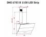 Вытяжка кухонная PERFELLI DNS 6783 B 1100 BL LED Strip