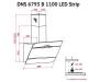 Вытяжка кухонная PERFELLI DNS 6793 B 1100 BL LED Strip