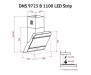 Вытяжка кухонная PERFELLI DNS 9723 B 1100 BL LED Strip