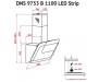 Вытяжка кухонная PERFELLI DNS 9753 B 1100 WH/BL LED Strip