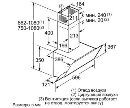 Вытяжка кухонная BOSCH DWK065G60R