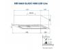 Вытяжка кухонная MINOLA HBI 5663 BL GLASS 1000 LED Line