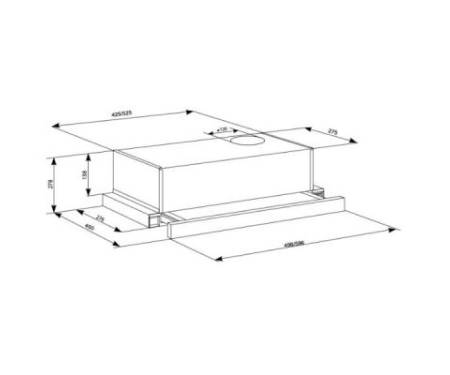 Вытяжка кухонная ELEYUS LOTUS 470 60 BR (LOTUS47060BR)