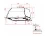 Вытяжка кухонная WEILOR PBE 6265 SS 1250 LED