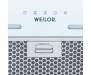 Вытяжка кухонная WEILOR PBS 52650 GLASS WH 1250 LED Strip